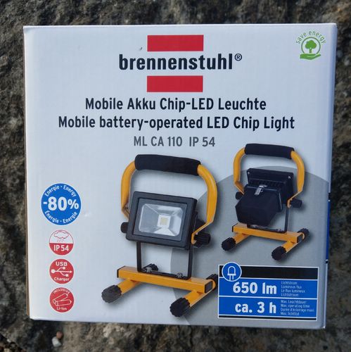 Brennenstuhl Mobile Akku Chip - LED Leuchte IP54
