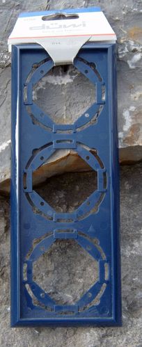 Düwi 3-fach Rahmen 012849 Terra Luxe kobaltblau REV Ritter