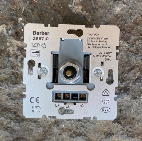 Berger 286710 Tronic Drehdimmer / Tronic Trafos Glühlampe